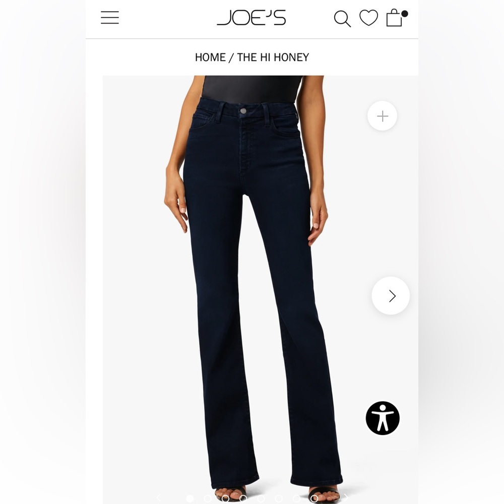 Women's Dark Blue Jeans - Joe’s Hi rise Honey